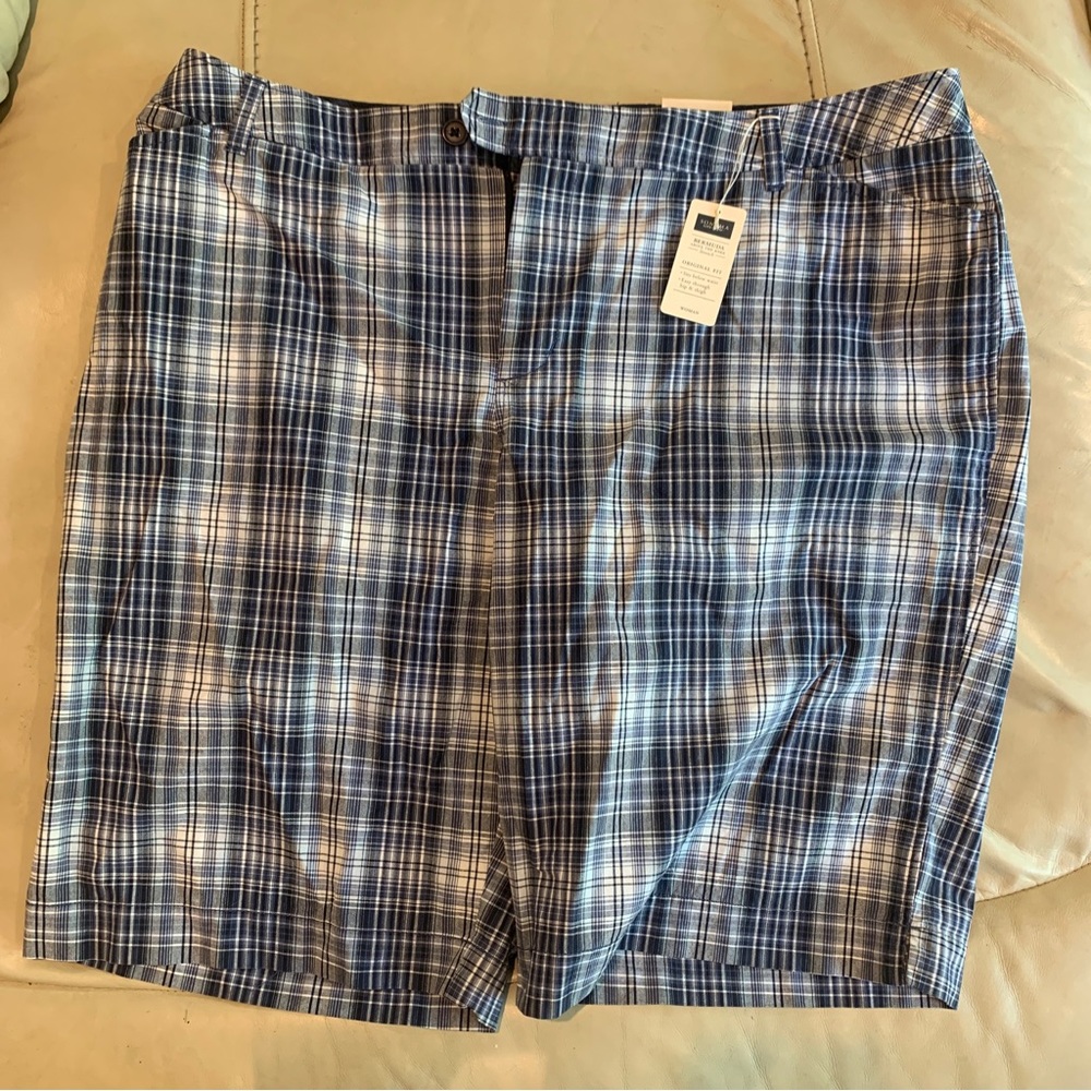 Sonoma Lifestyle Bermuda Above The Knee Stretch Plaid Womens Shorts NWT